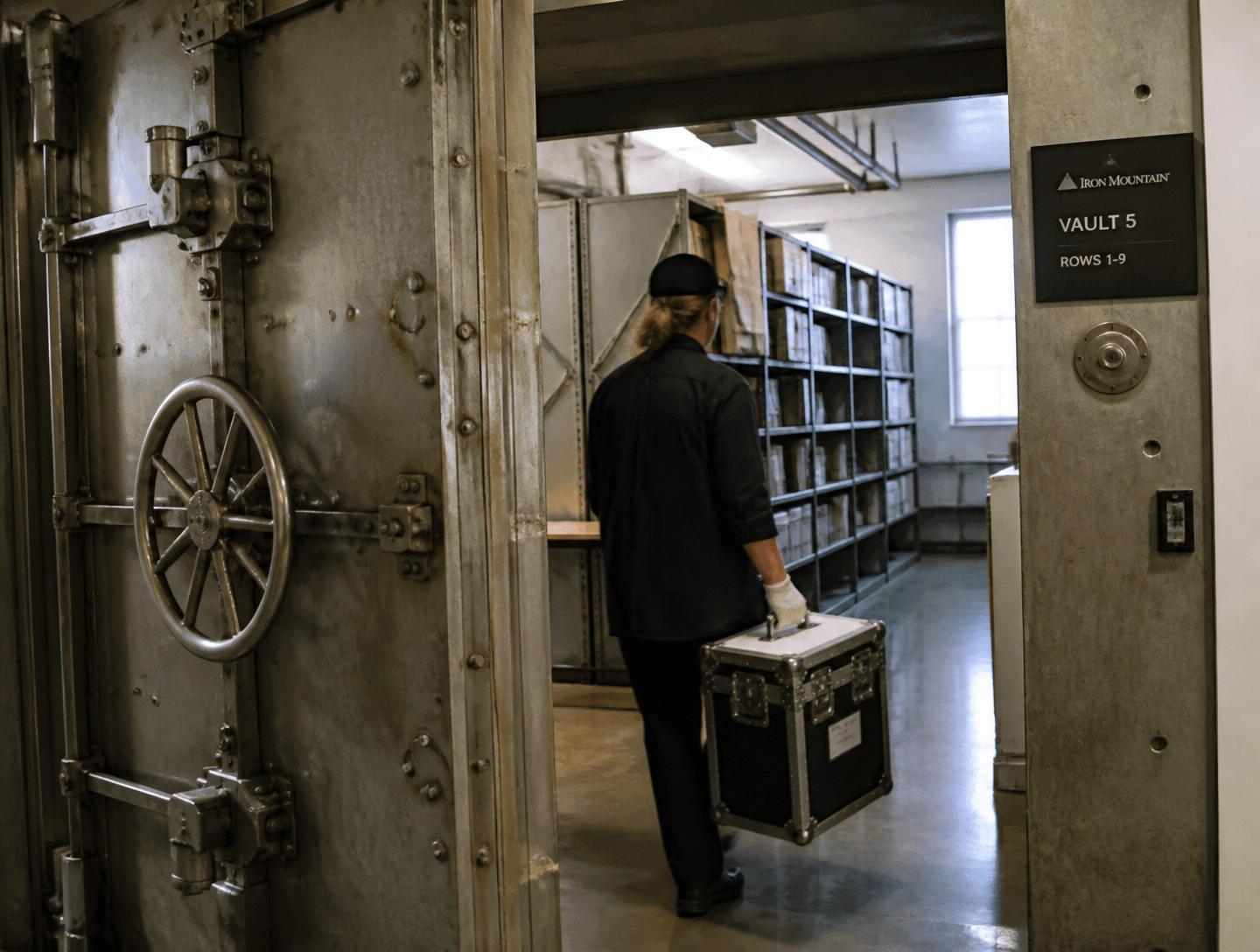 Professional vaulted custody where admitted real assets are held under segregation and insurance